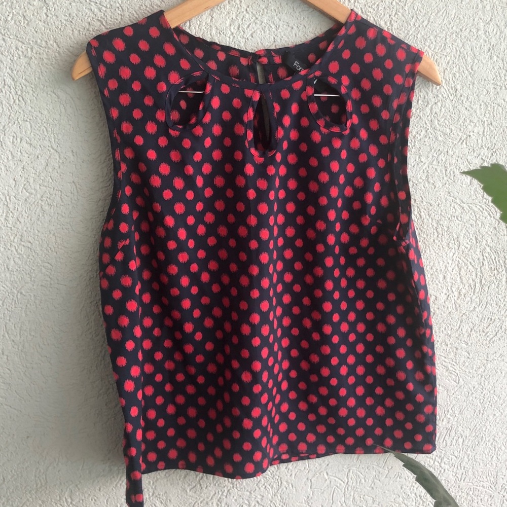Forever 21 Polka Dot Blouse